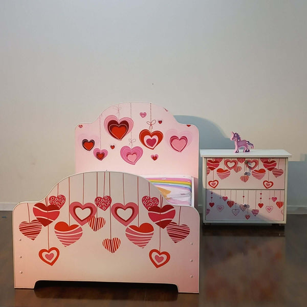 Hearts Theme Room Set For Girls