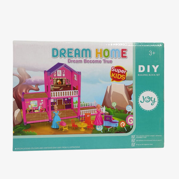 DIY Building Block Girls Doll House- Toy